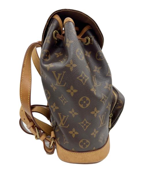 LOUIS VUITTON（ルイ ヴィトン）LOUIS VUITTON (ルイ ヴィトン) リュック/モノグラム・モンスリMM ブラウンの古着・服飾アイテム