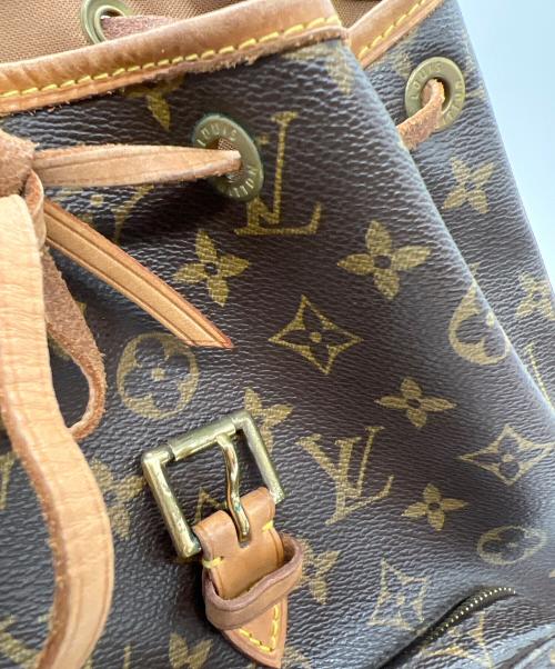 LOUIS VUITTON（ルイ ヴィトン）LOUIS VUITTON (ルイ ヴィトン) リュック/モノグラム・モンスリMM ブラウンの古着・服飾アイテム