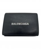 BALENCIAGAバレンシアガ）の古着「コンパクトウォレット/CASH Mini Wallet」｜ブラック