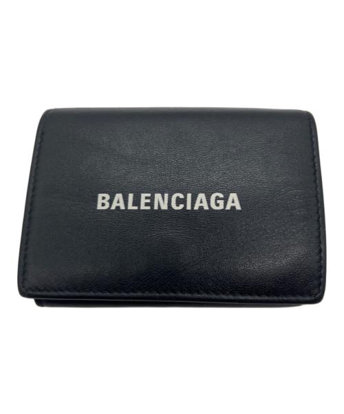 BALENCIAGA（バレンシアガ）BALENCIAGA (バレンシアガ) コンパクトウォレット/CASH Mini Wallet ブラックの古着・服飾アイテム