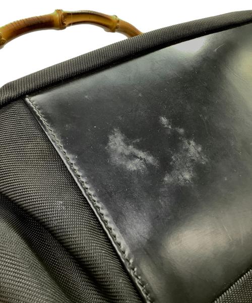 GUCCI（グッチ）GUCCI (グッチ) バンブーハンドバッグ ブラックの古着・服飾アイテム