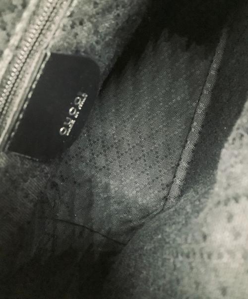 GUCCI（グッチ）GUCCI (グッチ) バンブーハンドバッグ ブラックの古着・服飾アイテム