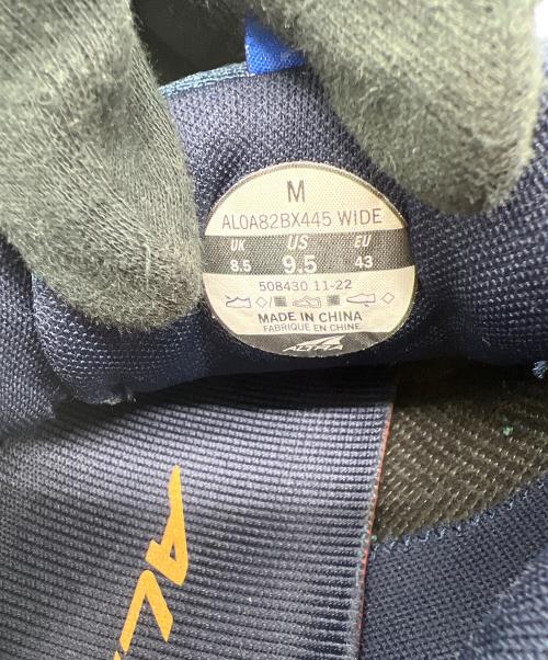 ALTRA（アルトラ）ALTRA (アルトラ) ローカットスニーカー ネイビー サイズ:43の古着・服飾アイテム