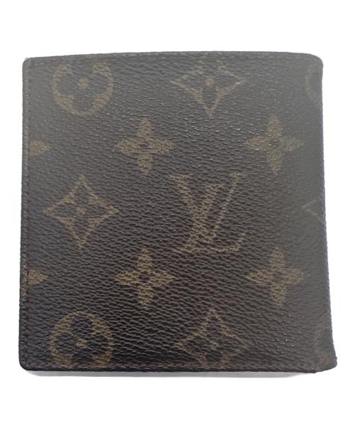 LOUIS VUITTON（ルイ ヴィトン）LOUIS VUITTON (ルイ ヴィトン) 2つ折り財布/モノグラム・ポルトビエ・カルトブルー ブラウンの古着・服飾アイテム
