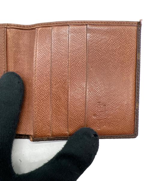 LOUIS VUITTON（ルイ ヴィトン）LOUIS VUITTON (ルイ ヴィトン) 2つ折り財布/モノグラム・ポルトビエ・カルトブルー ブラウンの古着・服飾アイテム