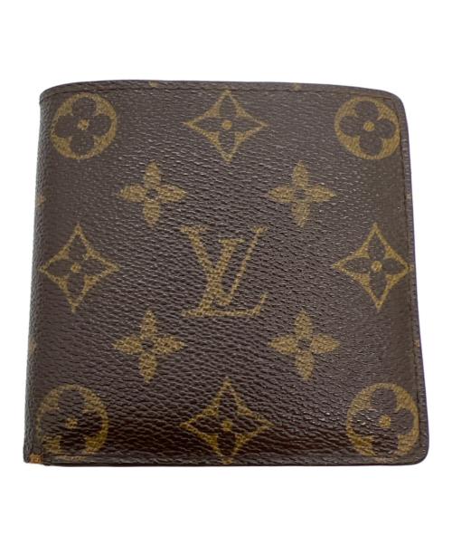 LOUIS VUITTON（ルイ ヴィトン）LOUIS VUITTON (ルイ ヴィトン) 2つ折り財布/モノグラム・ポルトビエ・カルトクレディ・モネ ブラウンの古着・服飾アイテム