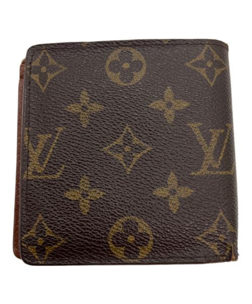 LOUIS VUITTON（ルイ ヴィトン）LOUIS VUITTON (ルイ ヴィトン) 2つ折り財布/モノグラム・ポルトビエ・カルトクレディ・モネ ブラウンの古着・服飾アイテム