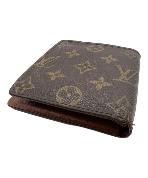 LOUIS VUITTON（ルイ ヴィトン）LOUIS VUITTON (ルイ ヴィトン) 2つ折り財布/モノグラム・ポルトビエ・カルトクレディ・モネ ブラウンの古着・服飾アイテム