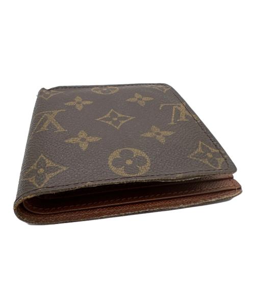 LOUIS VUITTON（ルイ ヴィトン）LOUIS VUITTON (ルイ ヴィトン) 2つ折り財布/モノグラム・ポルトビエ・カルトクレディ・モネ ブラウンの古着・服飾アイテム