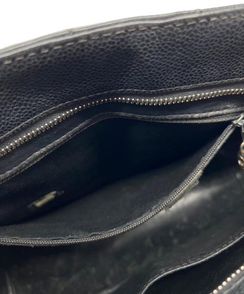 CHANEL（シャネル）CHANEL (シャネル) ハンドバッグ/マトラッセ/キャビアスキン ブラックの古着・服飾アイテム