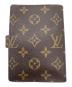 LOUIS VUITTON (ルイ ヴィトン) 手帳カバー/モノグラム・アジェンダPM ブラウン：20000円