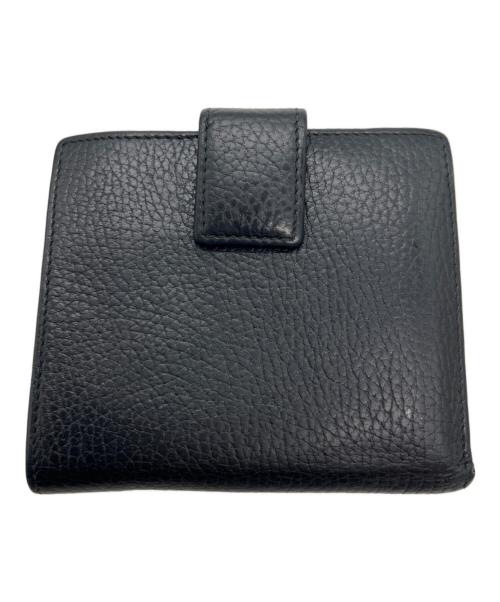 GUCCI（グッチ）GUCCI (グッチ) 2つ折り財布 ブラックの古着・服飾アイテム