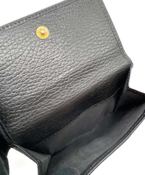 GUCCI（グッチ）GUCCI (グッチ) 2つ折り財布 ブラックの古着・服飾アイテム