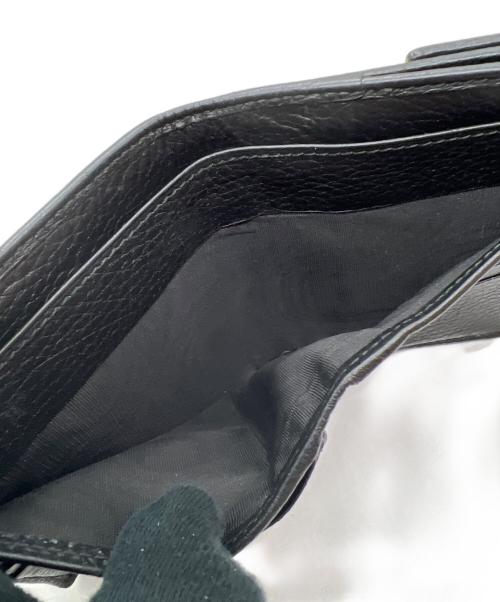 GUCCI（グッチ）GUCCI (グッチ) 2つ折り財布 ブラックの古着・服飾アイテム