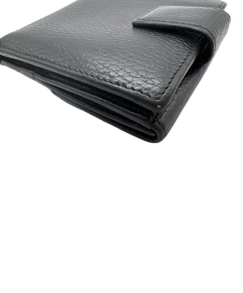 GUCCI（グッチ）GUCCI (グッチ) 2つ折り財布 ブラックの古着・服飾アイテム