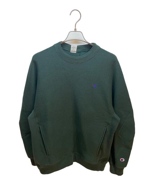 N.HOOLYWOOD（エヌ ハリウッド）N.HOOLYWOOD (エヌ ハリウッド) Champion (チャンピオン) クルーネックニット グリーン サイズ:Mの古着・服飾アイテム