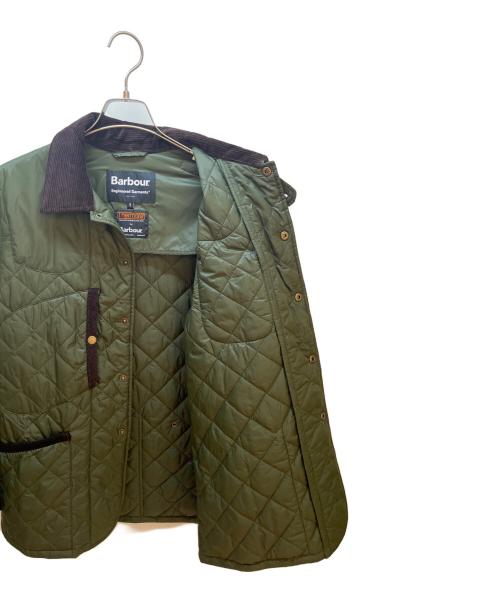 Barbour（バブアー）Barbour (バブアー) Engineered Garments (エンジニアド ガーメンツ) キルティングジャケット カーキ×ブラウン サイズ:Sの古着・服飾アイテム