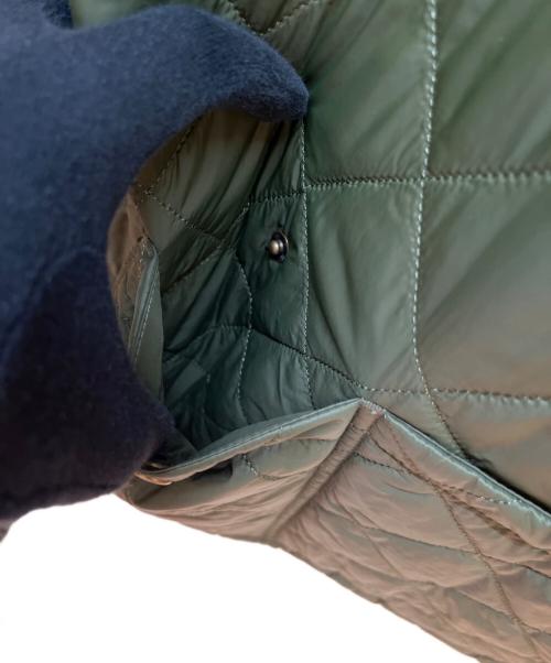 Barbour（バブアー）Barbour (バブアー) Engineered Garments (エンジニアド ガーメンツ) キルティングジャケット カーキ×ブラウン サイズ:Sの古着・服飾アイテム