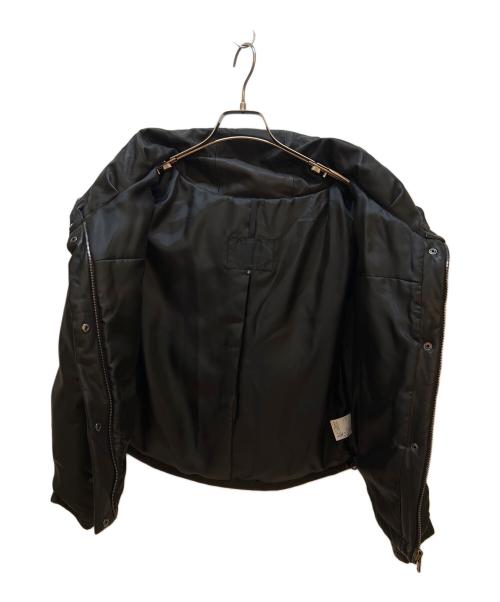 UNTITLED（アンタイトル）UNTITLED (アンタイトル) レザーダウンジャケット ブラック サイズ:2の古着・服飾アイテム