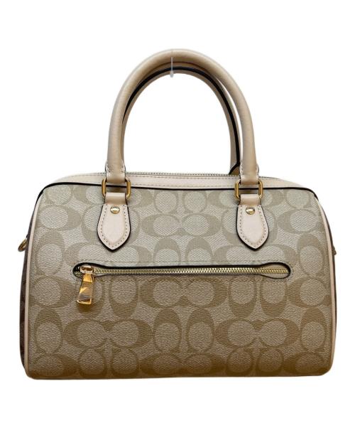 COACH（コーチ）COACH (コーチ) 2WAYミニボストンバッグ ライトブラウンの古着・服飾アイテム