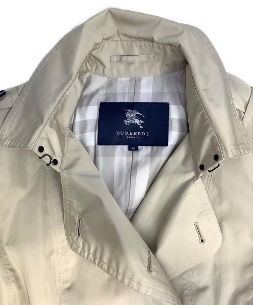 BURBERRY LONDON（バーバリーロンドン）BURBERRY LONDON (バーバリーロンドン) ステンカラーコート ベージュ サイズ:40の古着・服飾アイテム