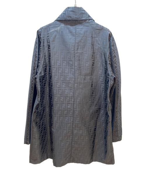 FENDI（フェンディ）FENDI (フェンディ) コットンナイロンハーフコート ブラック サイズ:42の古着・服飾アイテム