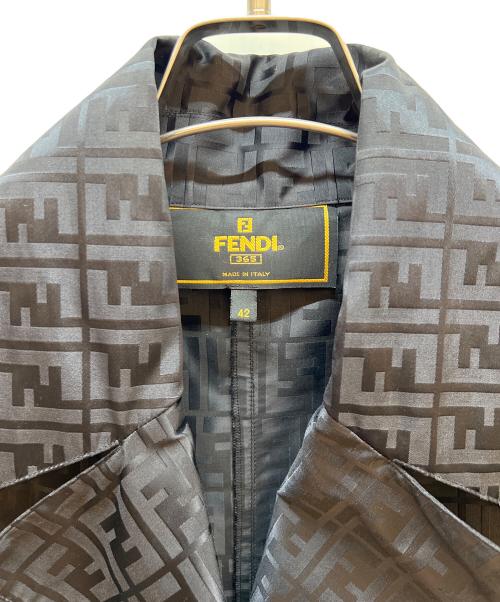 FENDI（フェンディ）FENDI (フェンディ) コットンナイロンハーフコート ブラック サイズ:42の古着・服飾アイテム