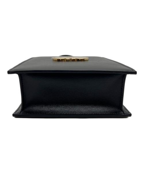 Salvatore Ferragamo（サルヴァトーレ フェラガモ）Salvatore Ferragamo (サルヴァトーレ フェラガモ) 2WAYショルダーバッグ/G.FLAT NS ブラック×レッドの古着・服飾アイテム