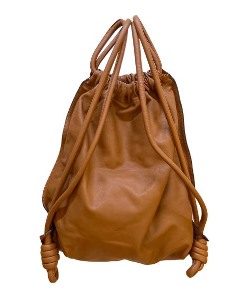 LOEWE（ロエベ）LOEWE (ロエベ) レザーナップサック ブラウンの古着・服飾アイテム