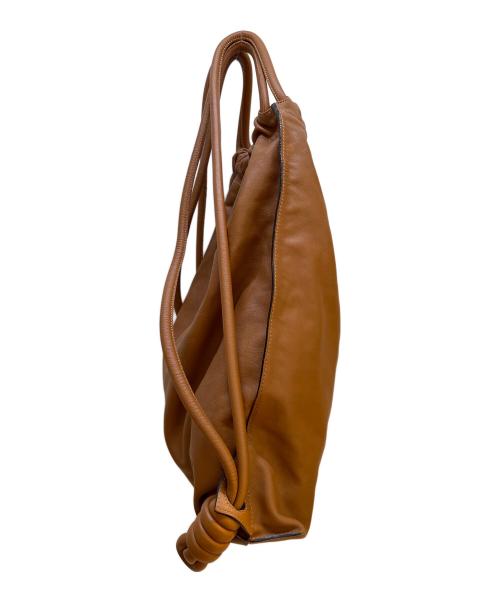 LOEWE（ロエベ）LOEWE (ロエベ) レザーナップサック ブラウンの古着・服飾アイテム