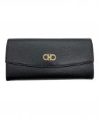 Salvatore Ferragamoサルヴァトーレ フェラガモ）の古着「長財布」｜ブラック