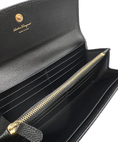 Salvatore Ferragamo（サルヴァトーレ フェラガモ）Salvatore Ferragamo (サルヴァトーレ フェラガモ) 長財布 ブラックの古着・服飾アイテム