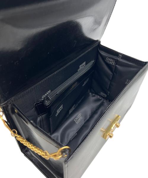 GIANNI VERSACE（ジャンニ・ヴェルサーチ）GIANNI VERSACE (ジャンニ・ヴェルサーチ) ハンドバッグ ブラックの古着・服飾アイテム
