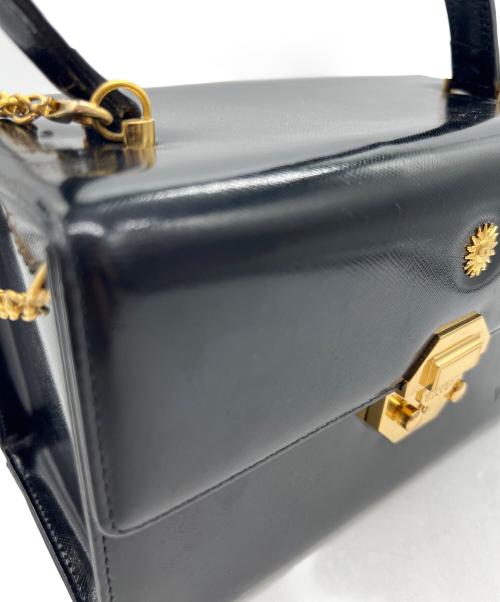 GIANNI VERSACE（ジャンニ・ヴェルサーチ）GIANNI VERSACE (ジャンニ・ヴェルサーチ) ハンドバッグ ブラックの古着・服飾アイテム