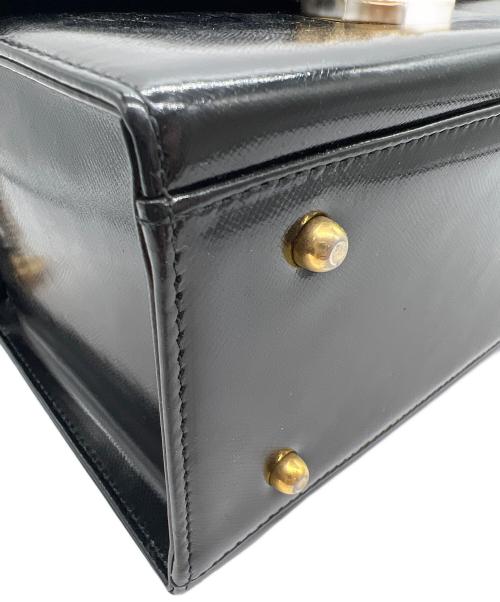 GIANNI VERSACE（ジャンニ・ヴェルサーチ）GIANNI VERSACE (ジャンニ・ヴェルサーチ) ハンドバッグ ブラックの古着・服飾アイテム