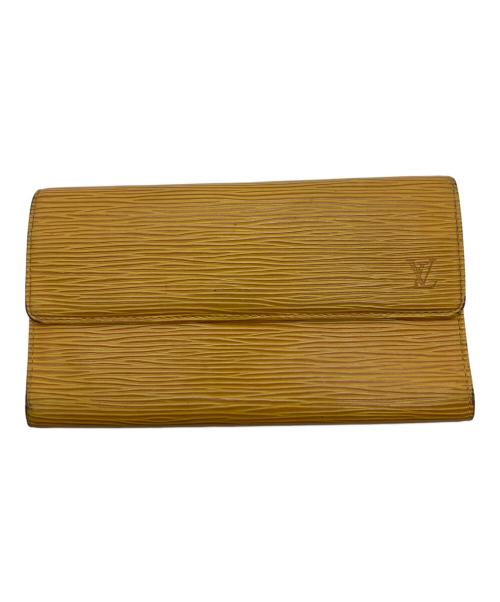 LOUIS VUITTON（ルイ ヴィトン）LOUIS VUITTON (ルイ ヴィトン) 3つ折り財布/エピ・ポルトトレゾール・インターナショナル イエローの古着・服飾アイテム
