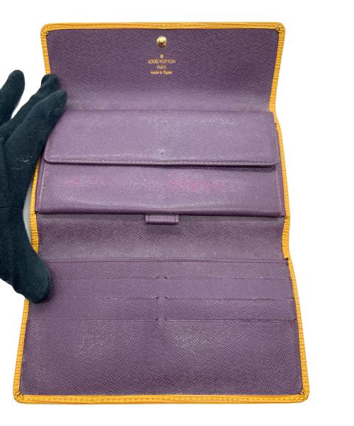 LOUIS VUITTON（ルイ ヴィトン）LOUIS VUITTON (ルイ ヴィトン) 3つ折り財布/エピ・ポルトトレゾール・インターナショナル イエローの古着・服飾アイテム