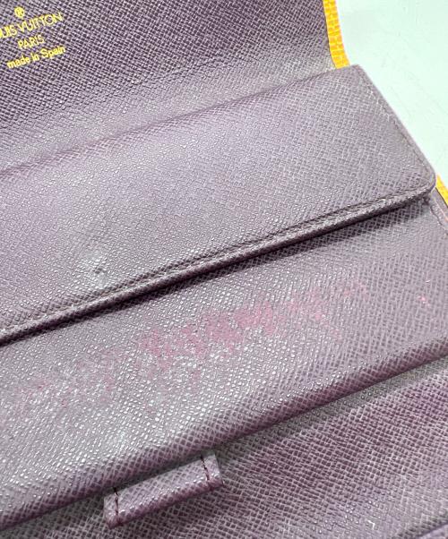 LOUIS VUITTON（ルイ ヴィトン）LOUIS VUITTON (ルイ ヴィトン) 3つ折り財布/エピ・ポルトトレゾール・インターナショナル イエローの古着・服飾アイテム