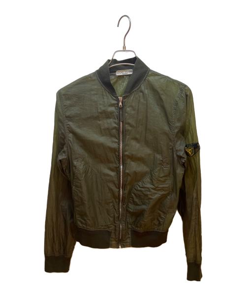 STONE ISLAND（ストーンアイランド）STONE ISLAND (ストーンアイランド) ナイロンジャケット/08SS グリーン サイズ:Sの古着・服飾アイテム
