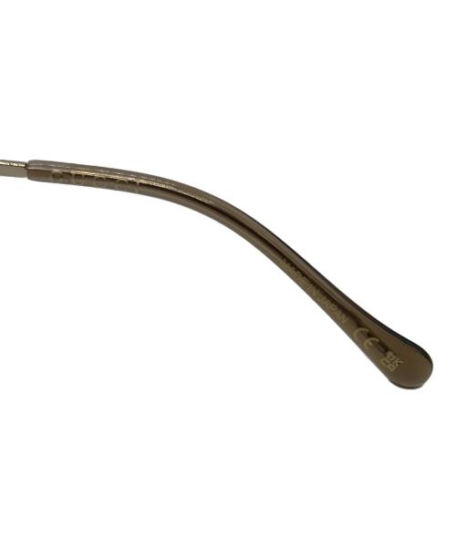 GUCCI（グッチ）GUCCI (グッチ) 伊達眼鏡 シルバー サイズ:SIZE Mの古着・服飾アイテム