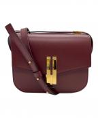 DEMELLIERデメリエー）の古着「ショルダーバッグ」｜バーガンディー