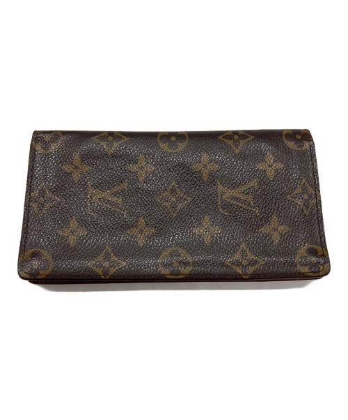 LOUIS VUITTON（ルイ ヴィトン）LOUIS VUITTON (ルイ ヴィトン) 長財布/モノグラム・ポルト・カルト・クレディ ブラウンの古着・服飾アイテム