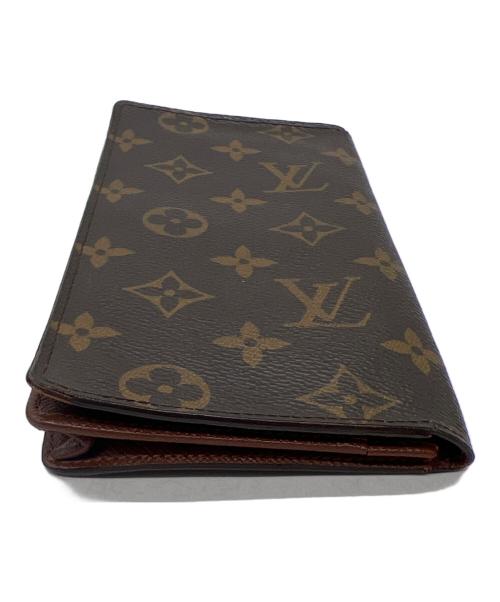 LOUIS VUITTON（ルイ ヴィトン）LOUIS VUITTON (ルイ ヴィトン) 長財布/モノグラム・ポルト・カルト・クレディ ブラウンの古着・服飾アイテム
