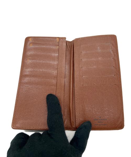 LOUIS VUITTON（ルイ ヴィトン）LOUIS VUITTON (ルイ ヴィトン) 長財布/モノグラム・ポルト・カルト・クレディ ブラウンの古着・服飾アイテム