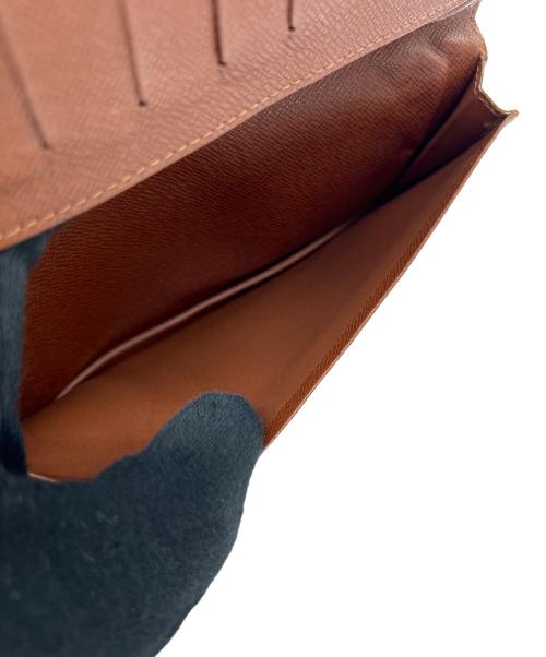 LOUIS VUITTON（ルイ ヴィトン）LOUIS VUITTON (ルイ ヴィトン) 長財布/モノグラム・ポルト・カルト・クレディ ブラウンの古着・服飾アイテム