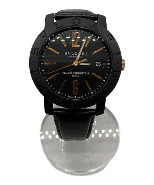 BVLGARI（ブルガリ）BVLGARI (ブルガリ) アナログウォッチ ブラックの古着・服飾アイテム