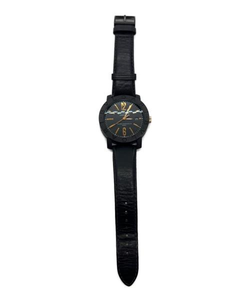 BVLGARI（ブルガリ）BVLGARI (ブルガリ) アナログウォッチ ブラックの古着・服飾アイテム