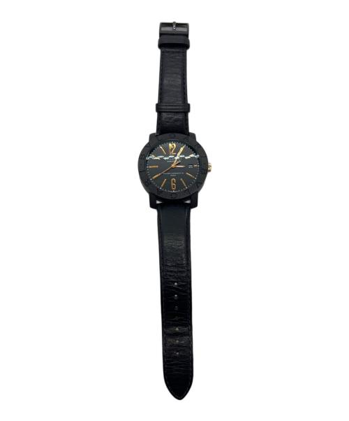 BVLGARI（ブルガリ）BVLGARI (ブルガリ) アナログウォッチ ブラックの古着・服飾アイテム
