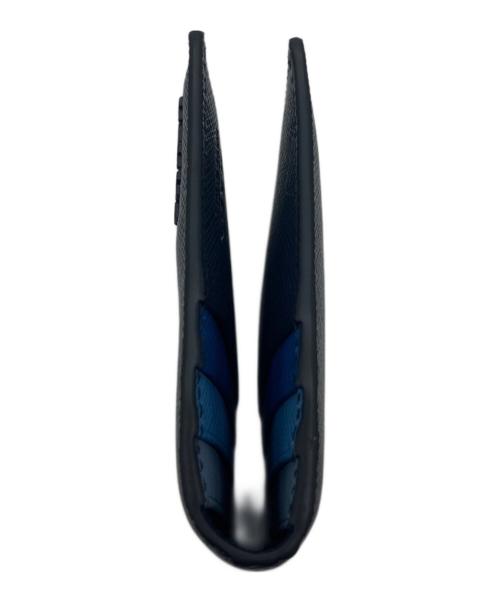 PRADA（プラダ）PRADA (プラダ) 2つ折り財布 ネイビーの古着・服飾アイテム