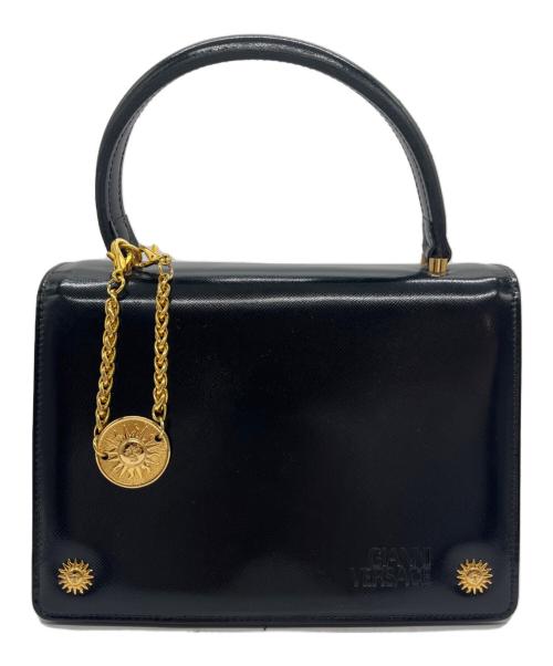 GIANNI VERSACE（ジャンニ・ヴェルサーチ）GIANNI VERSACE (ジャンニ・ヴェルサーチ) ハンドバッグ ブラックの古着・服飾アイテム